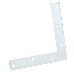 Everbilt 8 in. Steel Zinc-Plated Flat Corner Brace