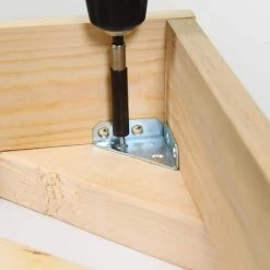 Everbilt 2 in. Zinc-Plated Heavy Duty Corner Brace (2-Pack) -Everbilt Store everbilt corner braces 15442 4f 1000