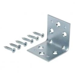Everbilt 1-1/2 in. Zinc-Plated Double-Wide Corner Brace (2-Piece per Pack)