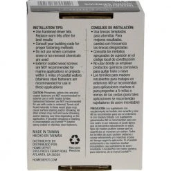 Everbilt #8 x 2 in. Star Drive Flat Head Interior Wood Screws (153-Pack) -Everbilt Store everbilt deck screws 117327 44 1000