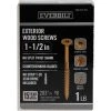 Everbilt #8 x 1-1/2 in. Star Drive Flat Head Exterior Wood Screws (203-Pack)