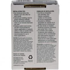 Everbilt #8 x 2 in. Star Drive Flat Head Exterior Wood Screws (153-Pack) -Everbilt Store everbilt deck screws 117336 44 1000