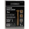 Everbilt #9 x 3 in. Star Drive Flat Head Exterior Wood Screws (83-Pack)
