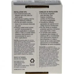 Everbilt #8 x 1-5/8 in. Star Drive Trim Head Exterior Wood Screws (208-Pack) -Everbilt Store everbilt deck screws 117343 44 1000