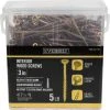 Everbilt #9 x 3 in. Star Drive Flat Head Interior Wood Screws (417-Pack)