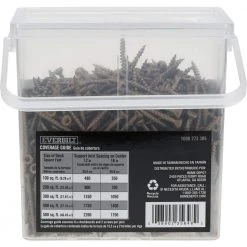 Everbilt #8 x 1-3/4 in. Star Drive Flat Head Exterior Wood Screws (877-Pack) 9 Everbilt #8 x 1-3/4 in. Star Drive Flat Head Exterior Wood Screws (877-Pack) -Everbilt Store everbilt deck screws 117352 44 1000