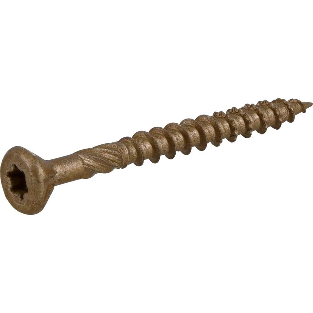Everbilt #8 x 1-3/4 in. Star Drive Flat Head Exterior Wood Screws (877-Pack) 2 Everbilt #8 x 1-3/4 in. Star Drive Flat Head Exterior Wood Screws (877-Pack) - Image 2