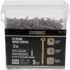 Everbilt #8 x 2 in. Star Drive Flat Head Exterior Wood Screws (767-Pack)