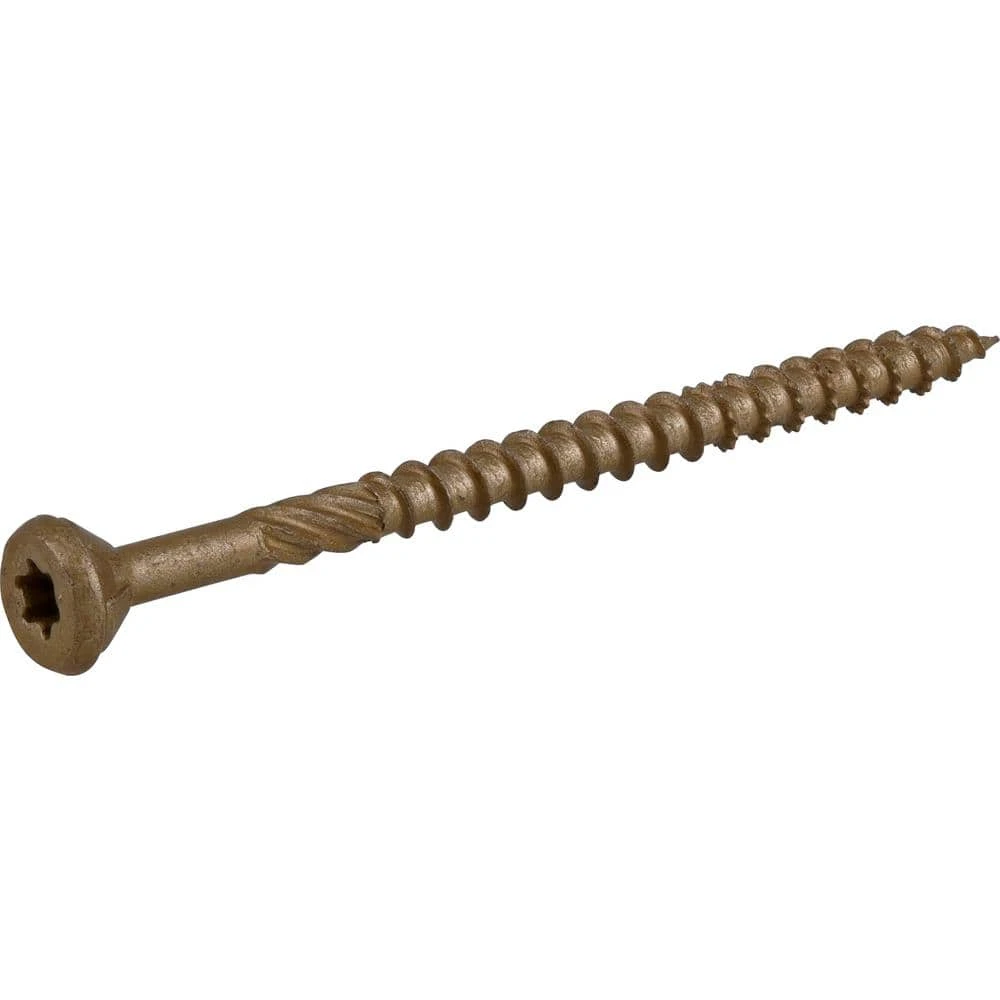Everbilt #10 x 3 in. Star Drive Flat Head Exterior Wood Screws (347-Pack) 2 Everbilt #10 x 3 in. Star Drive Flat Head Exterior Wood Screws (347-Pack) - Image 2