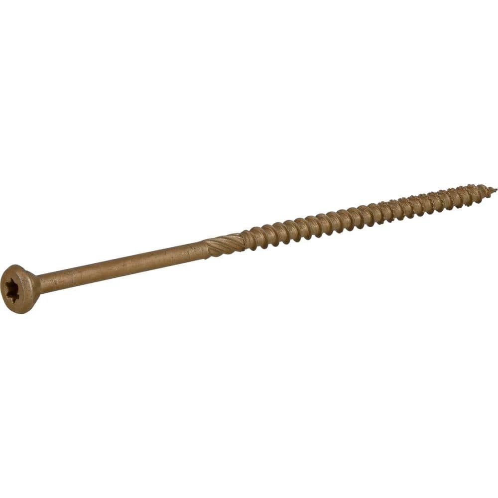 Everbilt #10 x 5 in. Star Drive Flat Head Exterior Wood Screws (213-Pack) 2 Everbilt #10 x 5 in. Star Drive Flat Head Exterior Wood Screws (213-Pack) - Image 2