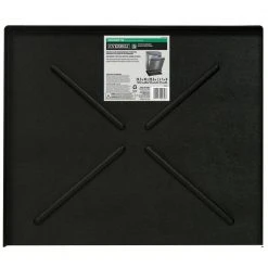 Everbilt 24.5 in. x 20.5 in. Black Dishwasher Pan