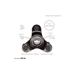Everbilt 6 in. Steel Tri-Dolly with 200 lb. Load Rating -Everbilt Store everbilt dollies 49299 fa 1000