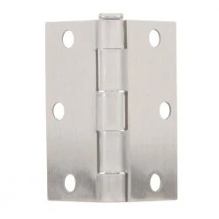 Everbilt 3 in. Satin Nickel Square Radius Squeak-Free Door Hinge -Everbilt Store everbilt door hinges 28616 a0 1000
