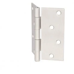 Everbilt 4 in. Satin Nickel Square Radius Squeak-Free Door Hinge -Everbilt Store everbilt door hinges 28736 1d 1000