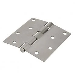 Everbilt 4 in. Satin Nickel Square Radius Squeak-Free Door Hinge -Everbilt Store everbilt door hinges 28736 a0 1000