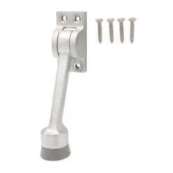 Everbilt Satin Chrome Commercial Grade Kickdown Doorstop