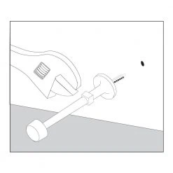 Everbilt Satin Nickel Light Duty Solid Door Stop -Everbilt Store everbilt door stops 28457 66 1000