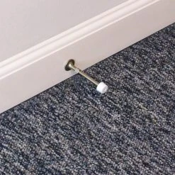 Everbilt Satin Nickel Light Duty Solid Door Stop -Everbilt Store everbilt door stops 28457 a0 1000