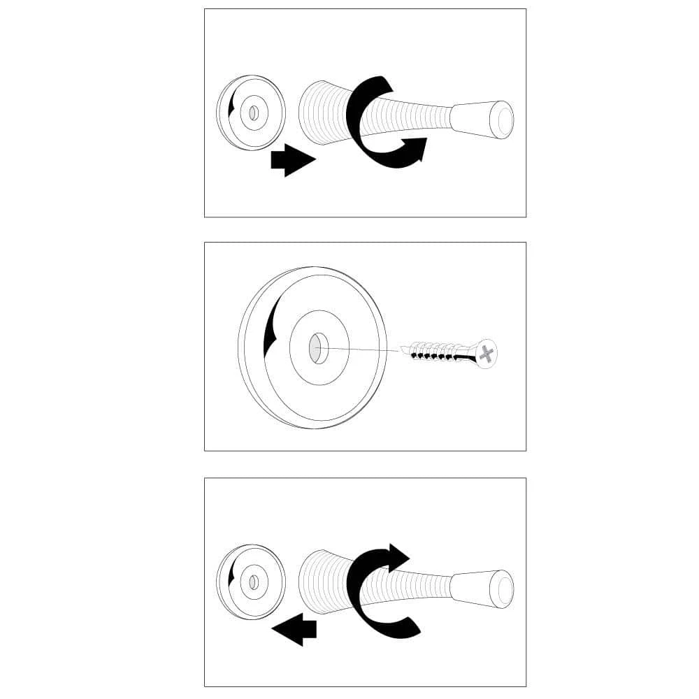 Everbilt Satin Nickel Spring Door Stop 6 Everbilt Satin Nickel Spring Door Stop - Image 6