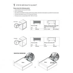 Everbilt 21 in. Full Extension Undermount Soft Close Drawer Slide Set 1-Pair (2 Pieces) 7 Everbilt 21 in. Full Extension Undermount Soft Close Drawer Slide Set 1-Pair (2 Pieces) -Everbilt Store everbilt drawer slides 9236061 1f 1000