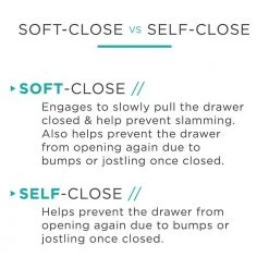 Everbilt 20 in. Soft-Close Full Extension Side Mount Ball Bearing Drawer Slide Set 1-Pair (2 Pieces) -Everbilt Store everbilt drawer slides d94220e zp w fa 1000