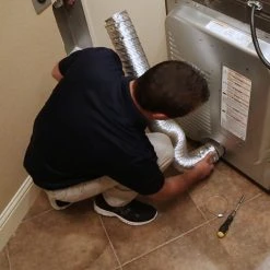 Everbilt 4 in. x 8 ft. Semi-Rigid Dryer Duct With Clamps -Everbilt Store everbilt dryer parts 98251 1f 1000