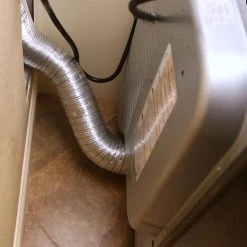 Everbilt 4 in. x 8 ft. Semi-Rigid Dryer Duct With Clamps -Everbilt Store everbilt dryer parts 98251 fa 1000