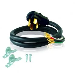 Everbilt 4 ft. 4-Prong 30 Amp Dryer Cord