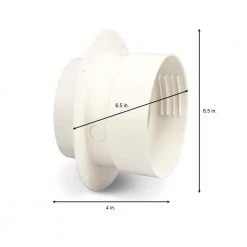 Everbilt 4 in. Dryer Vent Duct to Wall Connector -Everbilt Store everbilt dryer parts ezcnhd 1f 1000