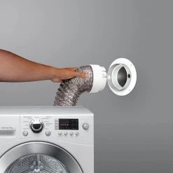 Everbilt 4 in. Dryer Vent Duct to Wall Connector -Everbilt Store everbilt dryer parts ezcnhd 40 1000