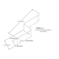 Everbilt Zinc-Plated Solid Door Stop 5 Everbilt Zinc-Plated Solid Door Stop -Everbilt Store everbilt fence gate accessories 15369 76 1000