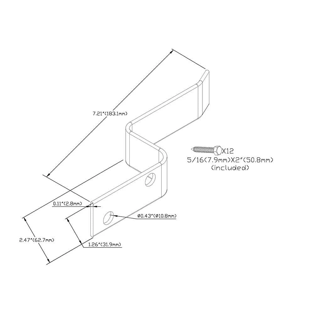 Everbilt Zinc-Plated Solid Door Stop 3 Everbilt Zinc-Plated Solid Door Stop - Image 3