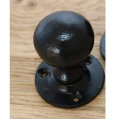 Everbilt Black Heavy-Duty Gate Knob -Everbilt Store everbilt fence gate handles 10264 31 1000