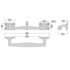 Everbilt Black Heavy-Duty Rod Iron Gate Pull -Everbilt Store everbilt fence gate handles 10274 76 1000
