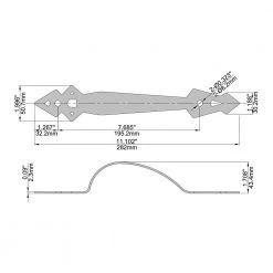 Everbilt 11-1/8 in. Black Heavy-Duty Gate Pull -Everbilt Store everbilt fence gate handles 15329 76 1000