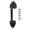 Everbilt 7-1/2 in. Black Heavy Duty Gate Pull