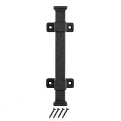 Everbilt 10 in. Black Heavy-Duty Door Pull with Rust Defender