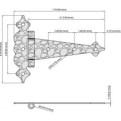 Everbilt 6 in. Black Decorative Hammered Tee Hinge -Everbilt Store everbilt fence gate hinges 13401 31 1000