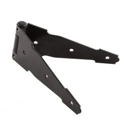 Everbilt 6 in. Black Heavy Duty Decorative Strap Hinge -Everbilt Store everbilt fence gate hinges 15025 e1 1000