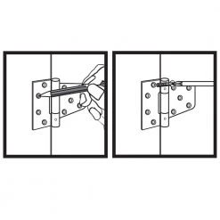 Everbilt 3-1/2 in. Black Heavy-Duty Tee Hinge -Everbilt Store everbilt fence gate hinges 15065 4f 1000