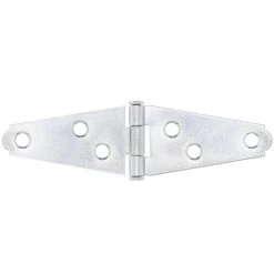 Everbilt 2 in. x 2 in. Zinc-Plated Strap Hinge (2-Pack) -Everbilt Store everbilt fence gate hinges 15287 40 1000