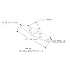 Everbilt 2 in. x 2 in. Zinc-Plated Strap Hinge (2-Pack) -Everbilt Store everbilt fence gate hinges 15287 76 1000