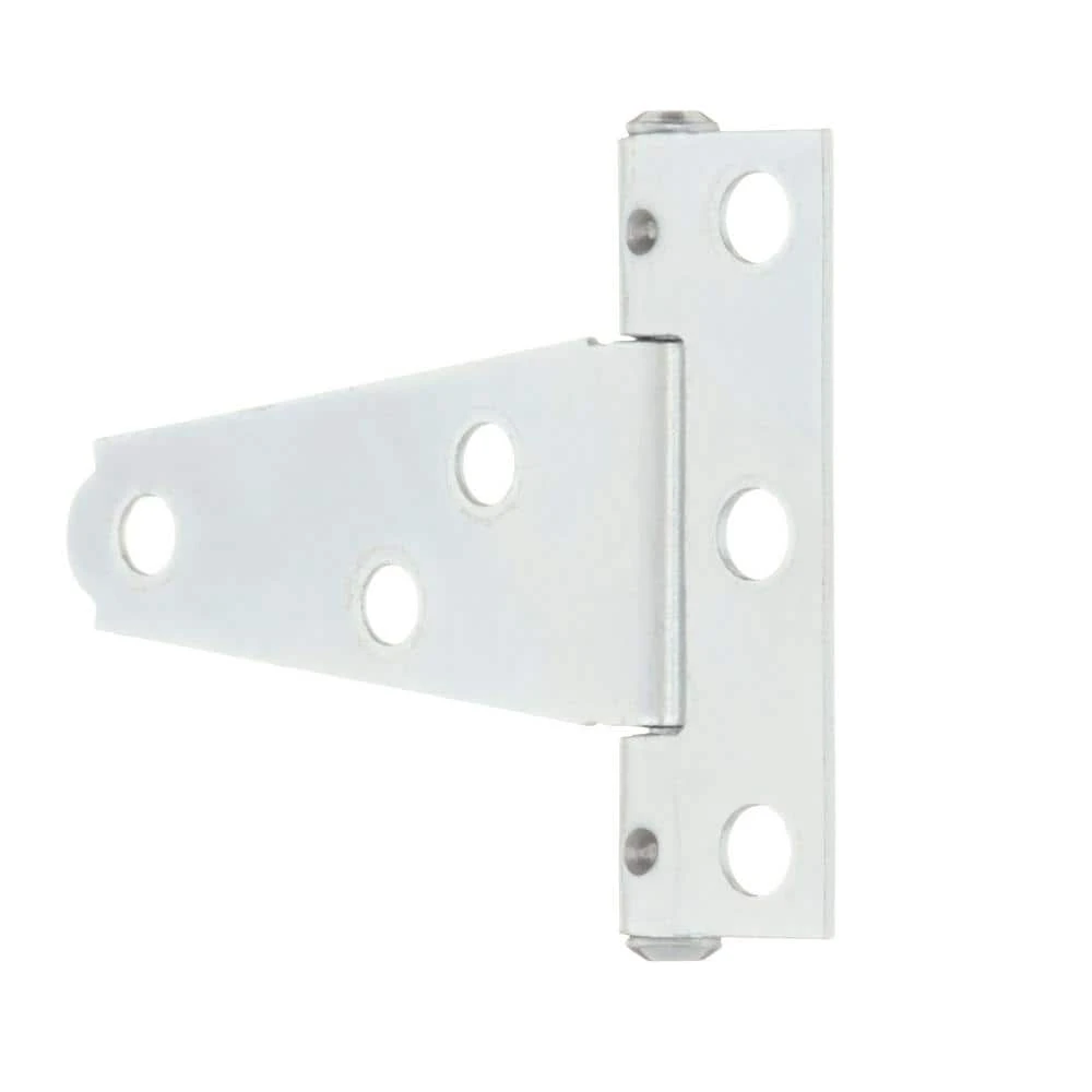Everbilt 2 in. Zinc-Plated Tee Hinge (2-Pack) 3 Everbilt 2 in. Zinc-Plated Tee Hinge (2-Pack) - Image 3