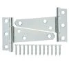 Everbilt 2 in. Zinc-Plated Tee Hinge (2-Pack)