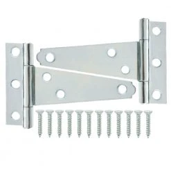 Everbilt 2 in. Zinc-Plated Tee Hinge (2-Pack)