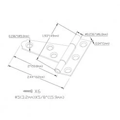 Everbilt 2 in. Zinc-Plated Tee Hinge (2-Pack) 12 Everbilt 2 in. Zinc-Plated Tee Hinge (2-Pack) -Everbilt Store everbilt fence gate hinges 15290 76 1000