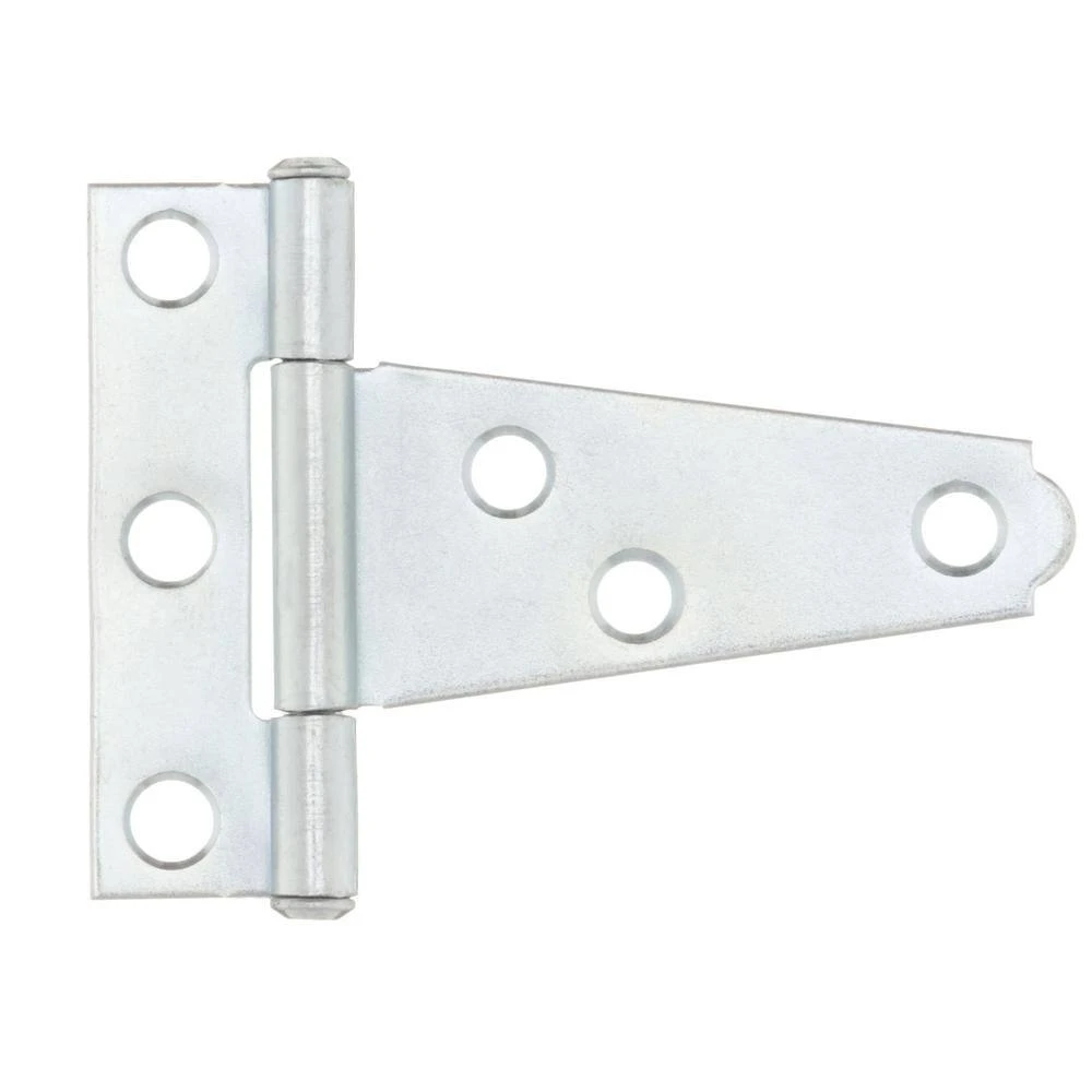 Everbilt 2 in. Zinc-Plated Tee Hinge (2-Pack) 4 Everbilt 2 in. Zinc-Plated Tee Hinge (2-Pack) - Image 4