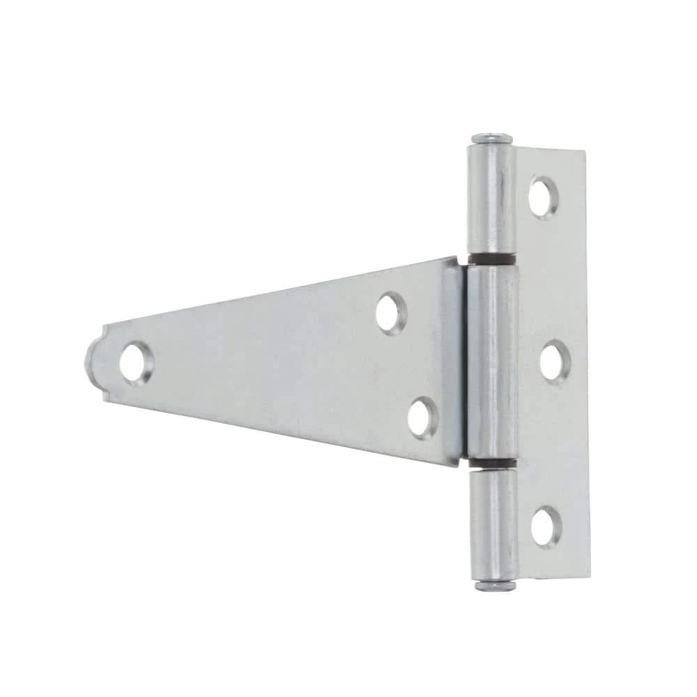 Everbilt 4 in. x 3-3/20 in. Zinc-Plated Heavy-Duty Tee Hinge 3 Everbilt 4 in. x 3-3/20 in. Zinc-Plated Heavy-Duty Tee Hinge - Image 3