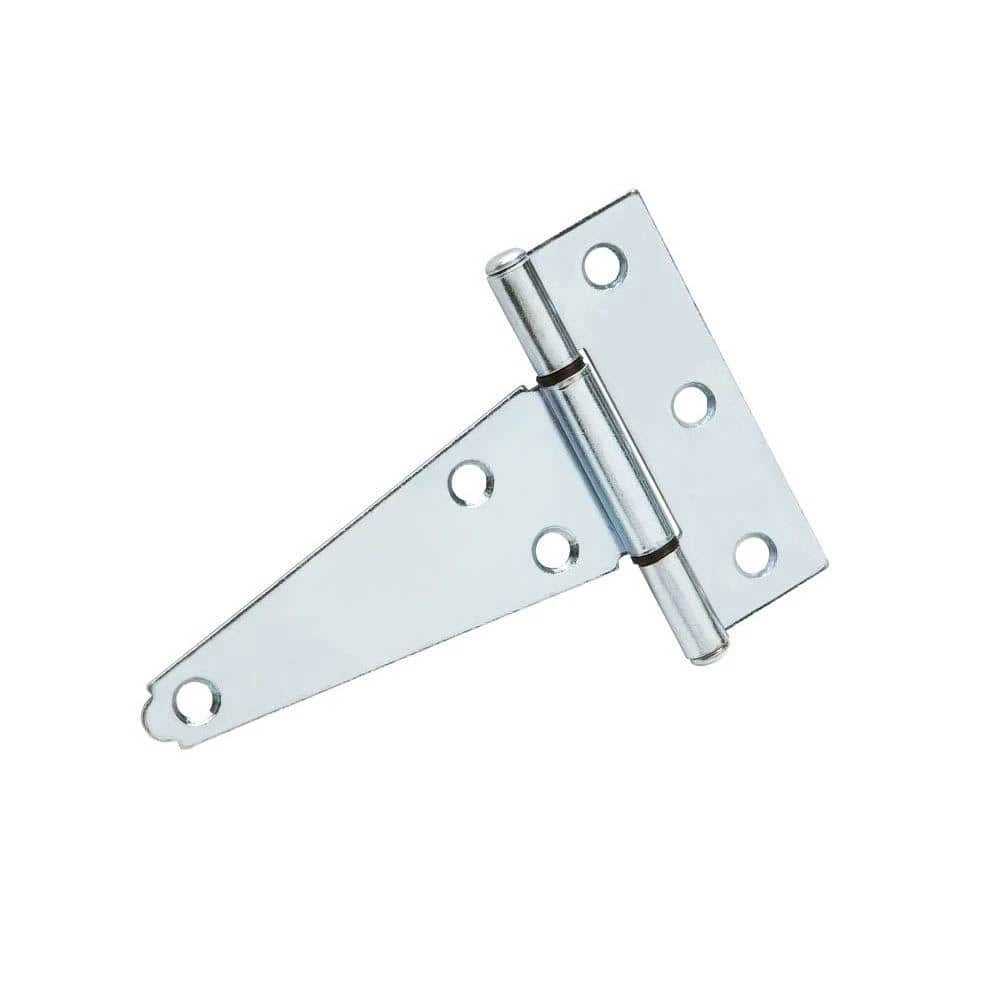 Everbilt 4 in. x 3-3/20 in. Zinc-Plated Heavy-Duty Tee Hinge 1 Everbilt 4 in. x 3-3/20 in. Zinc-Plated Heavy-Duty Tee Hinge
