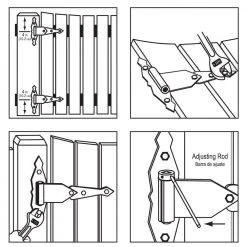 Everbilt 8 in. Black Decorative Spring Tee Hinge (2-Pack) -Everbilt Store everbilt fence gate hinges 15419 a0 1000